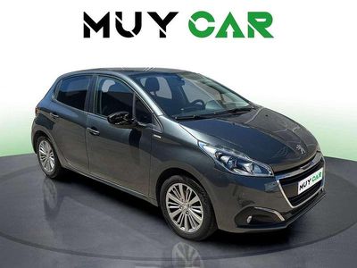 Usado Peugeot 208 Style 82 CV (60 kW) 2017 Gris Utilitario