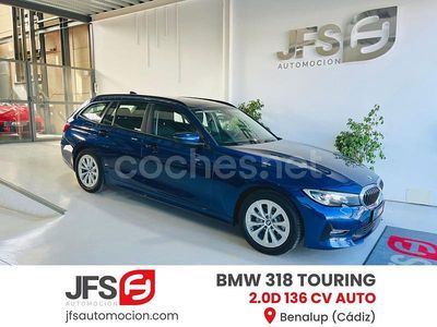 Usado BMW 318 150 CV (110 kW) 2020 Azul Familiar