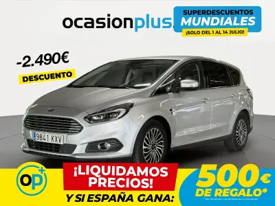 Usado Ford S-MAX Titanium 150 CV (110 kW) 2019 Gris Monovolumen