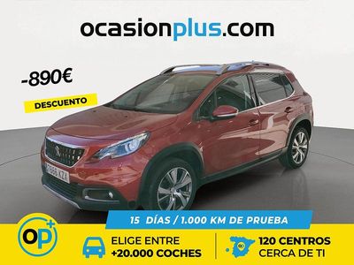 Usado Peugeot 2008 Allure 110 CV (80 kW) 2019 Rojo SUV