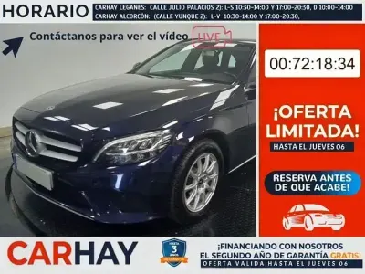 Usado Mercedes C200 Business 162 CV (119 kW) 2019 Negro Familiar