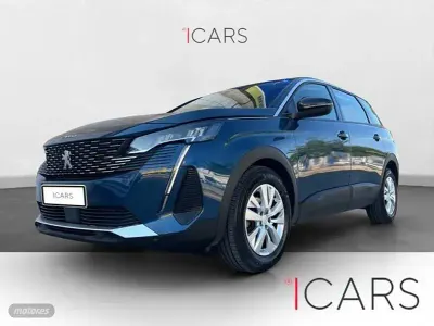 Usado Peugeot 5008 Active 130 CV (95 kW) 2021 Azul SUV