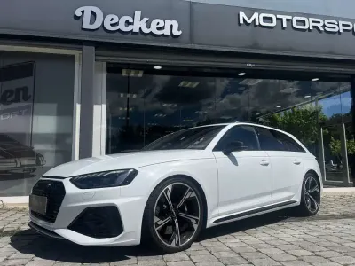 Usado Audi RS4 Exclusive 450 CV (330 kW) 2020 Blanco Familiar