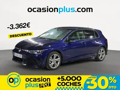 Usado VW Golf VII R-line 150 CV (110 kW) 2021 Azul Utilitario
