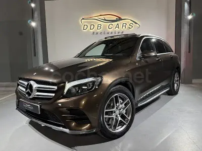 Usado Mercedes GLC250 AMG line 204 CV (150 kW) 2016 Marrón SUV