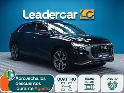 Usado Audi Q8 S-Line 286 CV (210 kW) 2021 Negro SUV