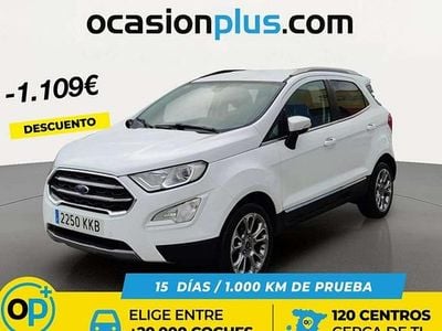 Usado Ford Ecosport Titanium 100 CV (73 kW) 2018 Blanco SUV