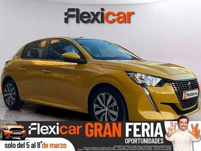Usado Peugeot 208 Active 100 CV (73 kW) 2020 Amarillo Utilitario