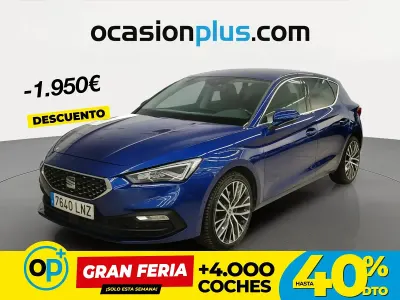 Usado Seat Leon XCELLENCE 150 CV (110 kW) 2021 Azul