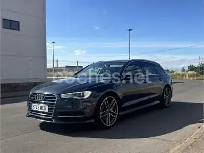 Usado Audi A6 S-Line 272 CV (200 kW) 2016 Azul Familiar