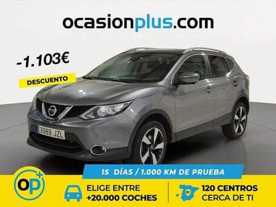 Usado Nissan Qashqai N-Connecta 110 CV (80 kW) 2017 Gris SUV