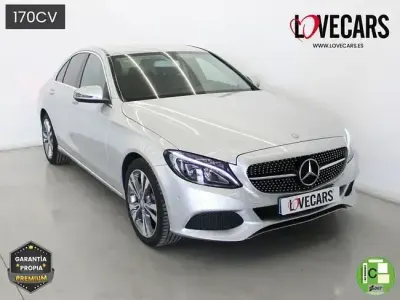 Usado Mercedes C220 Avantgarde 170 CV (125 kW) 2016 Gris / plata Berlina