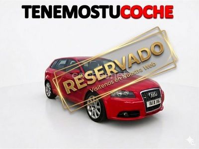 Usado Audi A3 Ambiente 140 CV (102 kW) 2008 Rojo Utilitario