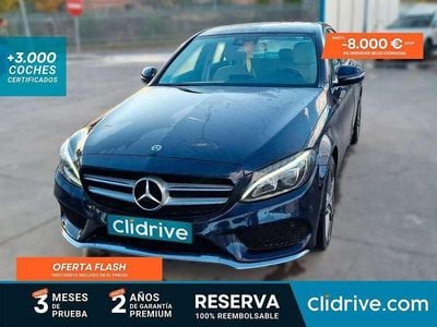 Usado Mercedes C220 476 CV (350 kW) 2017 Azul Coupe