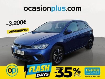 Usado VW Polo 95 CV (69 kW) 2025 Azul Berlina