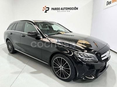 Usado Mercedes C200 160 CV (117 kW) 2020 Negro Familiar