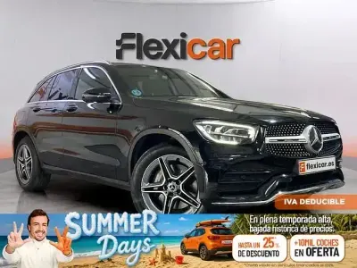 Usado Mercedes GLC220 194 CV (142 kW) 2022 Negro SUV