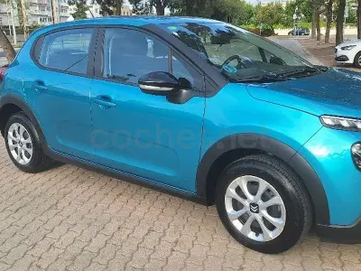 Usado Citroën C3 Live 102 CV (75 kW) 2021 Azul Utilitario