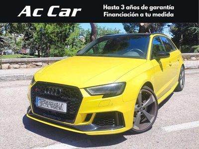 Usado Audi RS3 Sportback Exclusive 400 CV (294 kW) 2020 Amarillo Utilitario