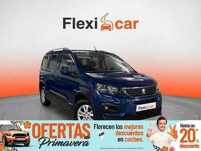 Usado Peugeot Rifter Active 100 CV (73 kW) 2020 Azul Monovolumen