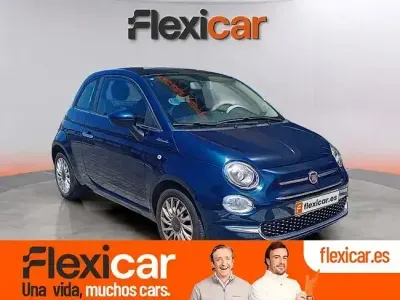 Usado Fiat 500 Lounge 85 CV (62 kW) 2019 Azul Utilitario