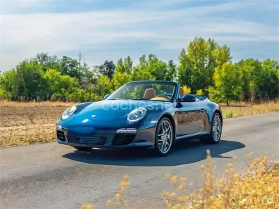 Usado Porsche 911 Carrera Cabriolet 350 CV (257 kW) 2011 Azul Descapotable