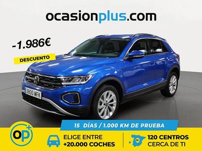 Azul Usado 2023 VW T-Roc Life SUV | 21.850 € (Buen precio)