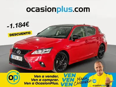 Usado Lexus CT200h Sport Line 136 CV (100 kW) 2016 Rojo