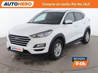 Blanco Usado 2021 Hyundai Tucson SUV | 19.899 € (Precio justo)