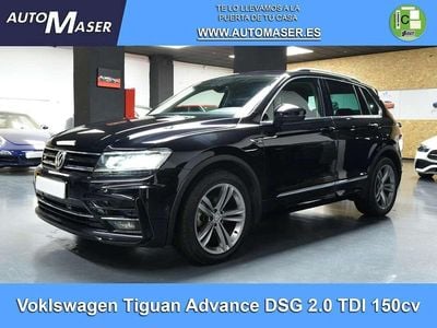 Usado VW Tiguan Advance 150 CV (110 kW) 2020 Negro SUV