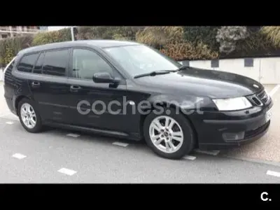 Usado Saab 9-3 Vector 150 CV (110 kW) 2005 Negro Utilitario