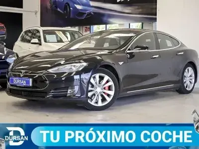 Usado Tesla Model S 380 kW (517 CV) 2016 Negro Utilitario