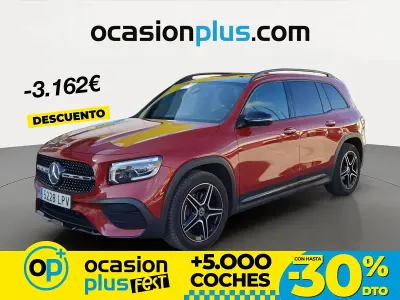 Usado Mercedes GLB200 150 CV (110 kW) 2021 Rojo SUV