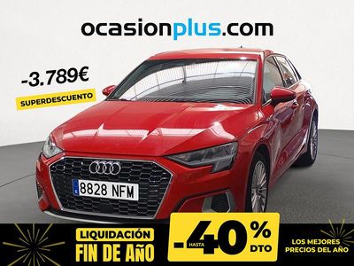 Rojo Usado 2023 Audi A3 Advanced Plus Berlina | 23.990 € (Precio justo)