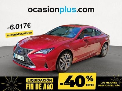 Rojo Usado 2021 Lexus RC300h Executive Line Coupe | 40.450 €