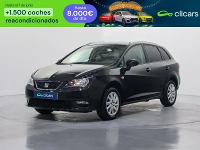 Usado Seat Ibiza ST Style 105 CV (77 kW) 2014 Negro Familiar