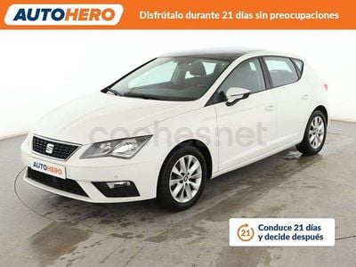 Usado Seat Leon Style 115 CV (84 kW) 2019 Blanco Berlina