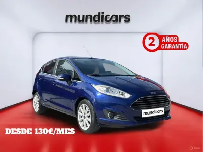 Usado Ford Fiesta Titanium 101 CV (74 kW) 2016 Azul Utilitario