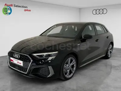 Usado Audi A3 S-Line 150 CV (110 kW) 2023 Negro Berlina