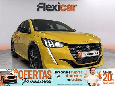 Usado Peugeot 208 GT-line 100 CV (73 kW) 2020 Amarillo Utilitario