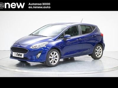 Usado Ford Fiesta Trend+ 85 CV (62 kW) 2018 Azul Utilitario