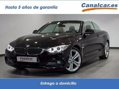 Usado BMW 420 Luxury Line 184 CV (135 kW) 2015 Marrón Descapotable