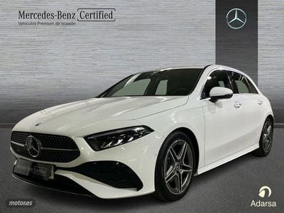 Usado Mercedes A180 AMG line 116 CV (85 kW) 2024 Blanco Berlina