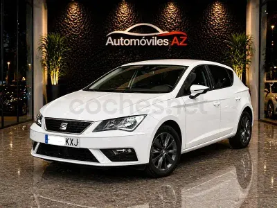 Usado Seat Leon Style 115 CV (84 kW) 2019 Blanco Berlina
