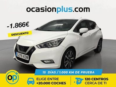 Blanco Usado 2017 Nissan Micra Acenta Utilitario | 9584 € (Buen precio)