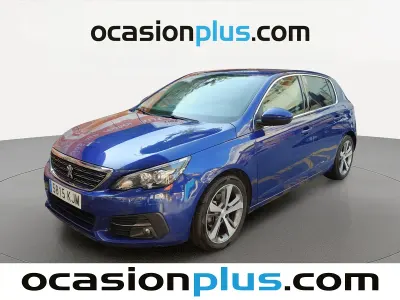 Usado Peugeot 308 Allure 131 CV (96 kW) 2018 Azul Utilitario