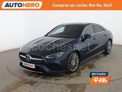 Azul Usado 2022 Mercedes CLA200 AMG line Berlina | 33.899 € (Precio justo)