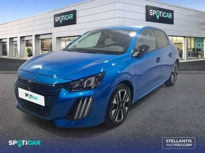 Usado Peugeot 208 Allure 102 CV (75 kW) 2025 Azul Utilitario