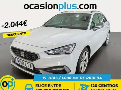 Usado Seat Leon ST FR 150 CV (110 kW) 2021 Blanco Familiar
