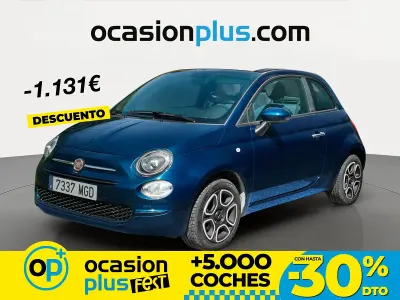 Usado Fiat 500 Club 70 CV (51 kW) 2023 Azul Descapotable